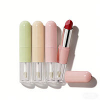 Emballage personnalisé pour tubes de rouge à lèvres et gloss à lèvres 2-en-1 à double tête pour contenants de maquillage des lèvres