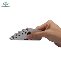Cartes à jouer en plastique imperméables personnalisées, jeu de poker, jeu de société, vente en gros, directement de l'usine