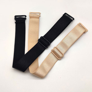 Tùy chỉnh ban nhạc đàn hồi đồ lót Silicone dệt kim dây đeo vai với kim loại điều chỉnh dây đeo vai áo ngực - Product Image 3