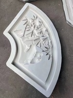 Prix ​​bas, plâtre en fibre de verre GRC, plâtre de gypse, cadre de fenêtre en arc, cadre de porte, en-tête, panneau mural pour villa, hôtel