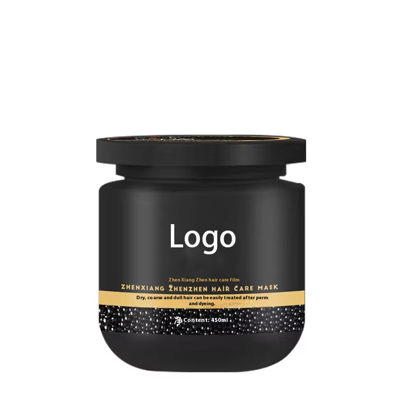 XRJ-HM004 450ml Collagen Hair Care Straightener Treatment Serum Conditioner Natural Smooth Caviar Hair Mask Cream