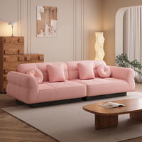 Ensemble de canapés Cloud de style crème, doux, vente en gros, canapés modernes pour salon, haute qualité, canapés design uniques et nouveaux à vendre