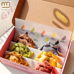 <span class=keywords><strong>Boîte</strong></span> à emporter personnalisée pour empanadas avec compartiment pour sauce, <span class=keywords><strong>boîte</strong></span> individuelle en <span class=keywords><strong>carton</strong></span> pour dumplings, emballage pour la restauration rapide à emporter - Product Image 5