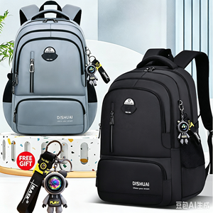 <b>Waterproof</b> Student <b>Backpack</b> Large Capacity <b>School</b> Bag Lightweight Oxford Laptop Compartment Custom Logo for Travel 35-45L - Product Image 2