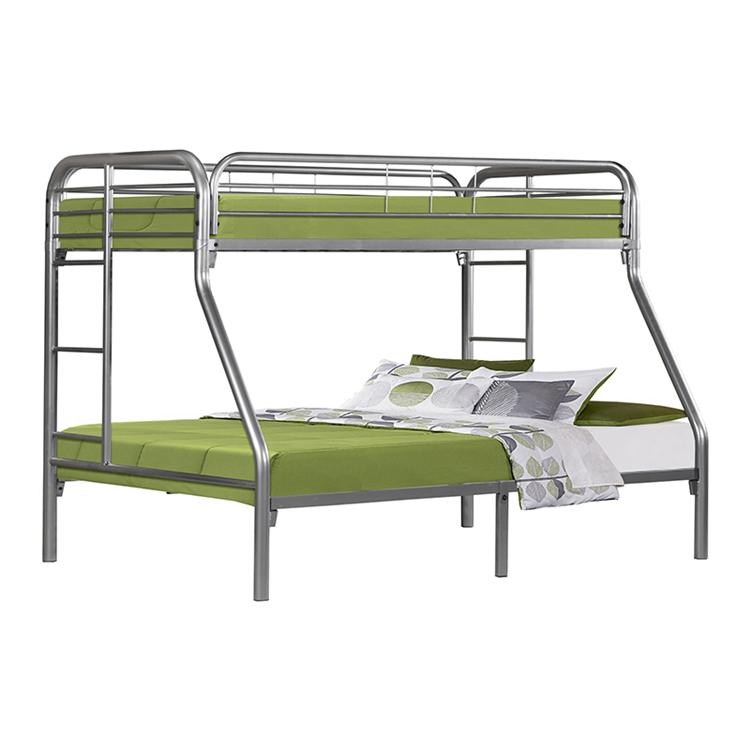 Fabricants de cadres de plate-forme Bunkbed Blanc Noir Design Double Lit superposé en métal en acier