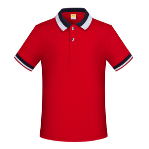 Yaz düz kısa kollu çocuklar Polo TShirt özel Logo pamuk pike kumaş katı çocuk rahat Polo GÖMLEK - Product Image 3