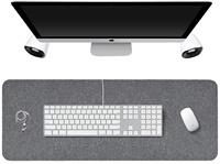 Tapis de bureau personnalisé en feutre épais de 3 mm, tapis de protection antidérapant pour bureau, tapis de jeu écologique 800x400 mm, accessoire de décoration de table