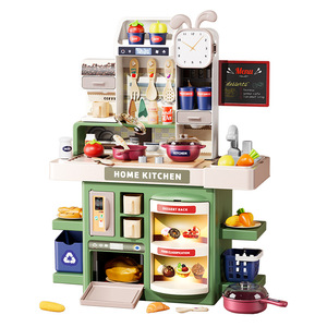 Jouet de <span class=keywords><strong>cuisine</strong></span> <span class=keywords><strong>en</strong></span> plastique pour enfants de 4 à 6 ans - <span class=keywords><strong>Simulation</strong></span> de cuisson, de sauté et de service - Vente <span class=keywords><strong>en</strong></span> gros - Product Image 1
