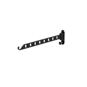 Gao Wenhai - Tendedero de pared de aluminio rectangular fijo de barra única, organizador de ropa LYJ0306, sin perforación - Product Image 3