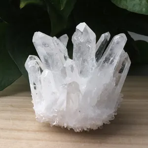 De gros clairement cluster cristal de quartz-Liitree — géode naturelle à cristal de Quartz, grande taille, ftth, améthyste Aura, cristal brut