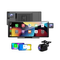 2K 2560*1440P 3 caméras Dash Cam Carplay & Android Auto rétroviseur enregistrement vidéo WIFI APP boucle enregistrement téléphone APP voiture DVR