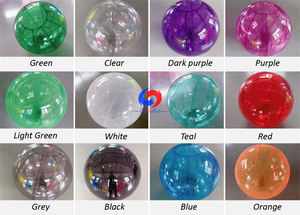 Gigante Re-inflable múltiples usos playa impermeable claro transparente inflable BOLA DE PVC en rosa - Product Image 6