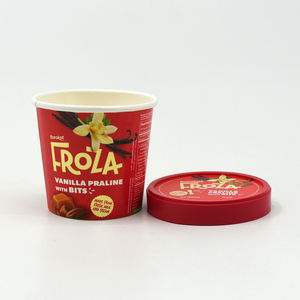 ถ้วยกระดาษใส่ไอศครีมวานิลลาพร้อมฝาปิดชุดชามขนมหวานแบบใช้แล้วทิ้งสำหรับโยเกิร์ตไอศกรีมซันเดย์ขนาด3ออนซ์5ออนซ์8ออนซ์ขายส่ง - Product Image 4