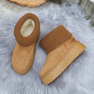 Botas de Nieve de Terciopelo Grueso para Mujer, Botines Cortos, Invierno 2025, Nuevas, Cómodas, Cálidas, Forro de Felpa, Punta Redonda, Estilo <span class=keywords><strong>UG</strong></span> - Product Image 6