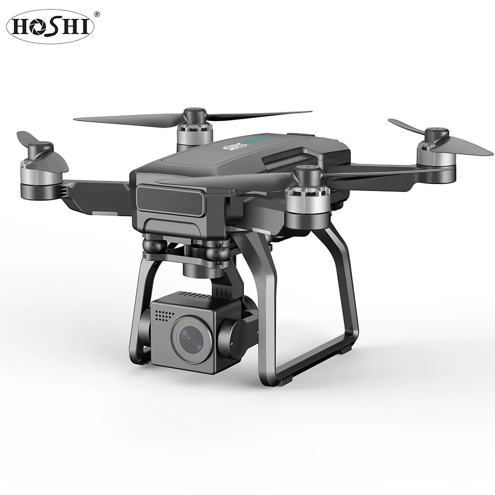 HOSHI SJRC F7 PRO GPS Drone 4K Dual HD Kamera 3 Axis Gimbal Fotografi Udara Motor Brushless Quadcopter RC Jarak 3Km