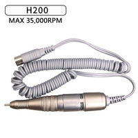 Ventes directes d'usine micromoteur 35000 tr/min perceuse à ongles électrique H200 Upower E fichier perceuse à ongles pièce à main pour vernis à ongles en Gel