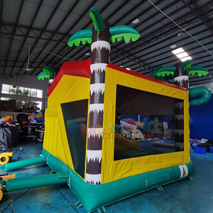Outdoor kids jumper bounce house chateau gonflable jurassic world inflatable bouncy castle with slide - Product Image 3