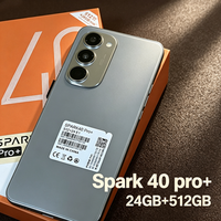 Spark 40 Pro+ Neuf pour smartphone 5G d'origine, livraison gratuite, téléphones mobiles Tecno