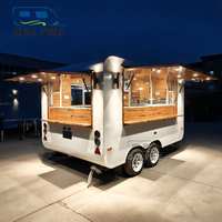 Cuisine mobile Onlywe, cuisine commerciale, chariot à snacks mobile, chariots de petit-déjeuner, chariot à hot-dogs, chariot à glaces, chariot alimentaire