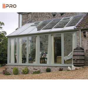 Panel Aluminium Konstruksi Kustom Pabrik Rumah Kaca Kaca Ruang Matahari Kaca Panel Atap Kaca Rumah Sistem Ruang Matahari - Product Image 6