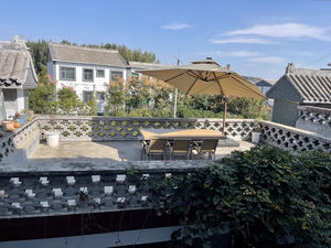 Sombrilla de Patio Cantilever para Jardín Exterior <span class=keywords><strong>Beautyhouse</strong></span> Roma, Parasol de Aluminio con Luces Solares 3x3M para Patio o Parque - Product Image 4