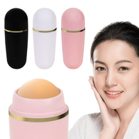 Rouleau réutilisable absorbant l'huile pierre volcanique contrôle de l'huile du visage avec emballage en boîte soins de la peau absorbant l'huile