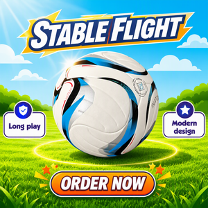 โรงงานผลิตฟุตบอลใหม่ คุณภาพสูง สำหรับเล่นกลางแจ้ง เป็นมิตรกับสิ่งแวดล้อม ขนาด 5 ทำจากหนัง PU ไร้รอยต่อ ติดด้วยความร้อน ฟรีบริการสกรีนโลโก้ - Product Image 2