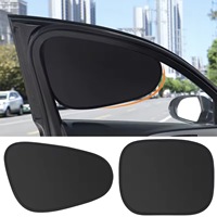 Parasol para ventana lateral de coche, cortina, bloqueador solar adhesivo estático para ventanas laterales, protección UV y contra el calor, protección solar, bloqueo de calor