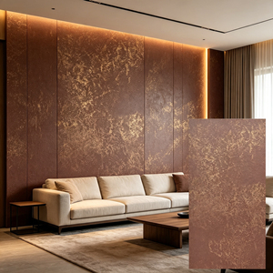 Panel <span class=keywords><strong>de</strong></span> Pared Decorativo <span class=keywords><strong>de</strong></span> Estilo Moderno con Fondo Dorado, Materiales <span class=keywords><strong>de</strong></span> Diseño Innovador, <span class=keywords><strong>Placa</strong></span> Decorativa <span class=keywords><strong>para</strong></span> Pared Interior, Estilo Elegante - Product Image 1