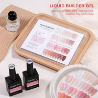 Gel Constructor de Uñas de Alta Calidad de Marca Propia en Botella, Sin Sensación de Quemadura, Gel Constructor de Uñas Color Nude, Kit UV de 100 ml, Sin Gris, Logotipo Personalizado