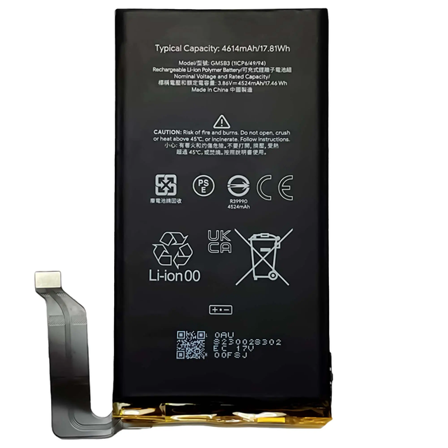 REAL CAP Replacement Battery GMSB3 for Google Pixel 6 Cell Phone Pixel6 Mobile Smart Phones Lithium Ion Batteries Factory OEM