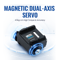 Servomoteur sans noyau à bus série pour robot quadrupède, tout métal, 4,5 kg, miniature, rotation à 360 degrés