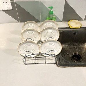 Égouttoir à vaisselle pliable à deux niveaux pour évier de cuisine, livraison rapide, vente en gros - Product Image 4