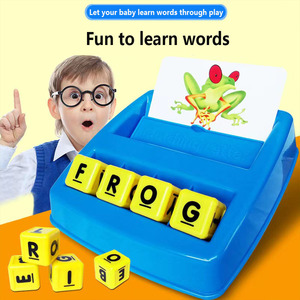เครื่องเกมจับคู่การ์ดตัวอักษรภาษาอังกฤษสำหรับเด็ก เรียนรู้พินอิน <span class=keywords><strong>คำ</strong></span>ศัพท์ภาษาอังกฤษ <span class=keywords><strong>อ่าน</strong></span>ภาพ ฝึกทักษะการอ่าน ของเล่นเสริมพัฒนาการ - Product Image 2