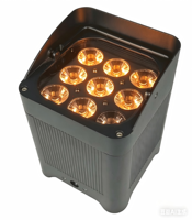Projecteur LED extérieur étanche IP65 DMX512 RGBW en aluminium, alimenté par batterie, pour une utilisation variée et polyvalente