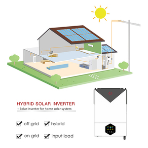 Inversor Solar Híbrido Growatt de 3kw, 5kw, 8kw, 10kw, 12kw, 15kw, 16kw, 110v, 120v, 220v, 240v, MPS-VII 3600W, 48v, 24v, 12v, 220v, MPPT - Product Image 6
