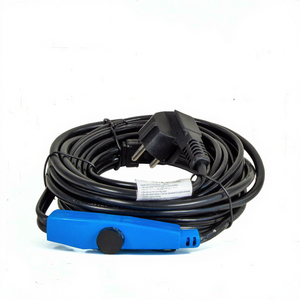 เทอร์โมสตัทสายเคเบิลทำความร้อนป้องกันน้ำแข็งเกาะแนวนอน -20C~0C 4 เมตร สำหรับท่อน้ำ ท่อทำความร้อนในสวน กันน้ำ ใช้กับรางน้ำ - Product Image 3