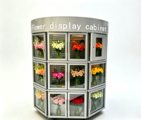 Distributeur automatique de fleurs mural personnalisé ODM avec système de paiement par écran tactile intelligent