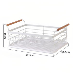 Égouttoir à vaisselle personnalisable pour cuisine, organisateur de rangement au-dessus de l'évier en acier inoxydable - Product Image 5