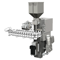 Machine de remplissage et de scellage interne de tubes en plastique de dentifrice à grande vitesse DISCUS HC-20