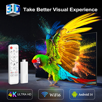 Oferta Especial: Fire Stick H96 MAX H313 TV Stick, Potente Dispositivo con Cuatro Núcleos, Android 14.0, Control Remoto por Voz, Resolución 4K, Allwinner, 8GB