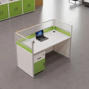 Modern office partition office workstation combination 8-person staff computer table