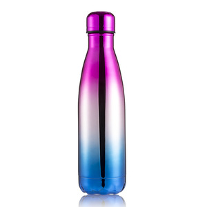Everich Personnalisé Isolé Sous Vide Coloré Galvanoplastie 17oz 500ml bouteille de cola en acier inoxydable pour le Sport - Product Image 5