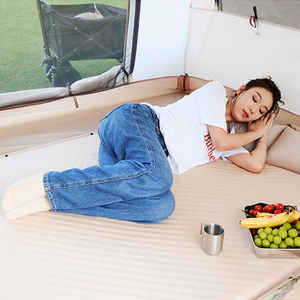 Matelas pneumatique auto-gonflant OEM/ODM, <span class=keywords><strong>lit</strong></span> de couchage pleine grandeur en fibre technique, <span class=keywords><strong>lit</strong></span> d'air portable et confortable pour le camping - Product Image 6