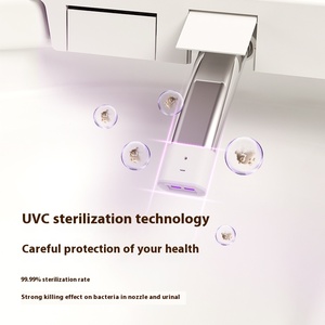 Smart Electric Toilet Bathroom Tankeless Remote Automatic Flush Wall Mounted <strong>Bidet</strong> with Elongated Bowl <strong>Ceramic</strong> Foot Control - Product Image 2