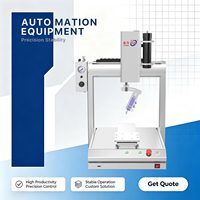 Robot de distribution de colle rotatif à tête unique haute productivité et équipement de distribution industriel stable