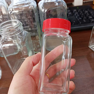 ขวดแก้วเก็บอาหารสุญญากาศ ปราศจากสาร BPA ขนาด 100 มล. และ 120 มล. บรรจุ 12 ชิ้น พร้อมฝาปิดโลหะ ป้ายกำกับแบบกำหนดเอง ปั๊มร้อนบนพื้นผิว สำหรับเก็บเครื่องปรุงรสและอาหาร - Product Image 4