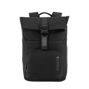 Free Sample Kingsons Quality Soft Laptop <b>Backpack</b> Roll Top Buckle Opening <b>Computer</b> Bag for Men Well Organised macbook ipod - Product Image 1