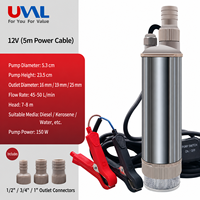 12V DC Hochleistungs-Tauchpumpe mit Reinkupfermotor, Diesel-/Wasser-/Kerosin-Transferpumpe