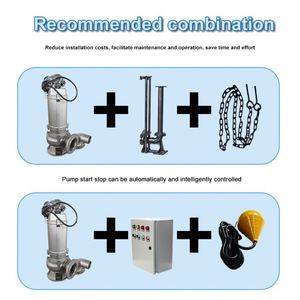 Bombas de Agua Eléctricas de Alta Presión con Certificación CE, Bombas Sumergibles para Aguas Residuales de 380v-575v, para Aguas Residuales Sucias - Product Image 4